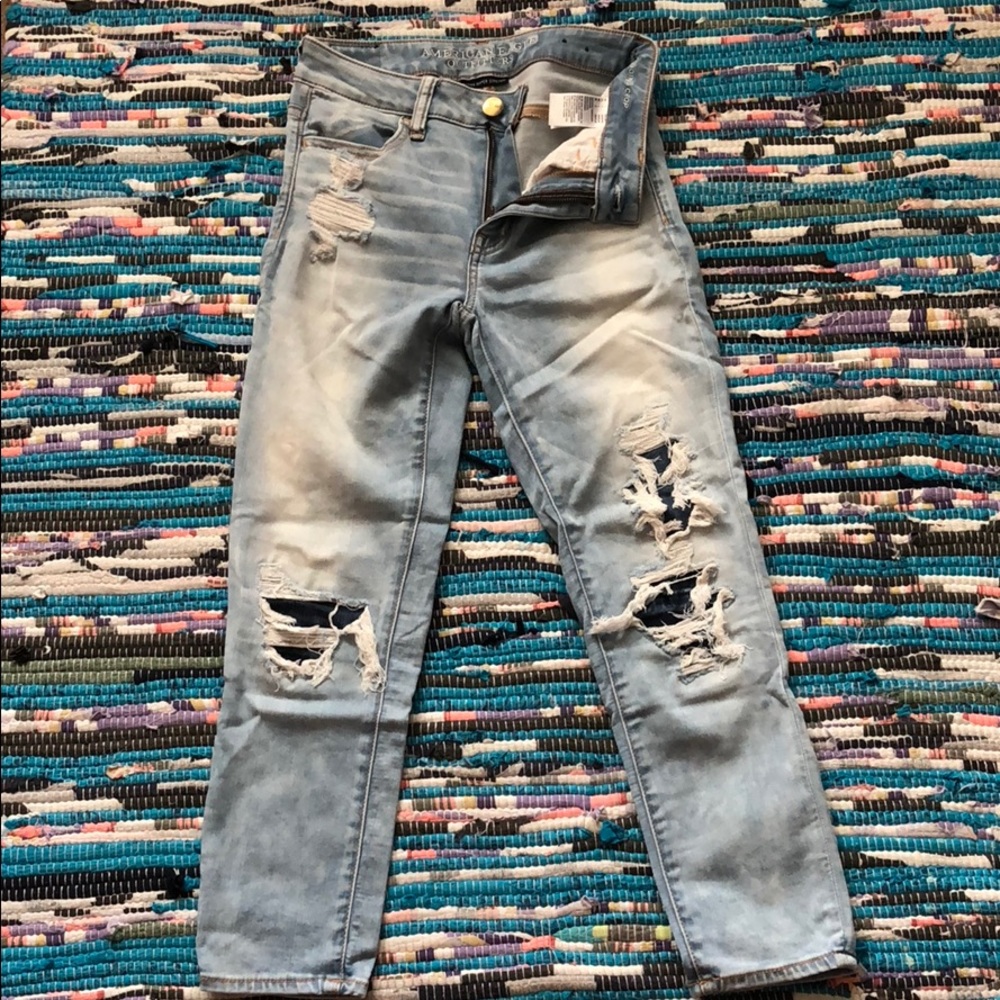 Super stretch crop jeggings